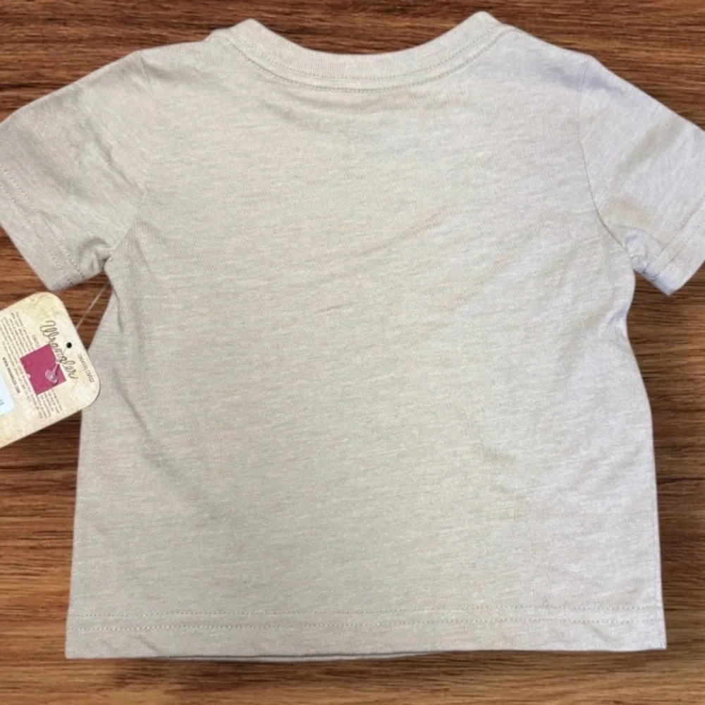 NWT WRANGLER  BOYS' THIS IS MY 1ST RODEO SHORT SLEEVE GRAPHIC T-SHIRT